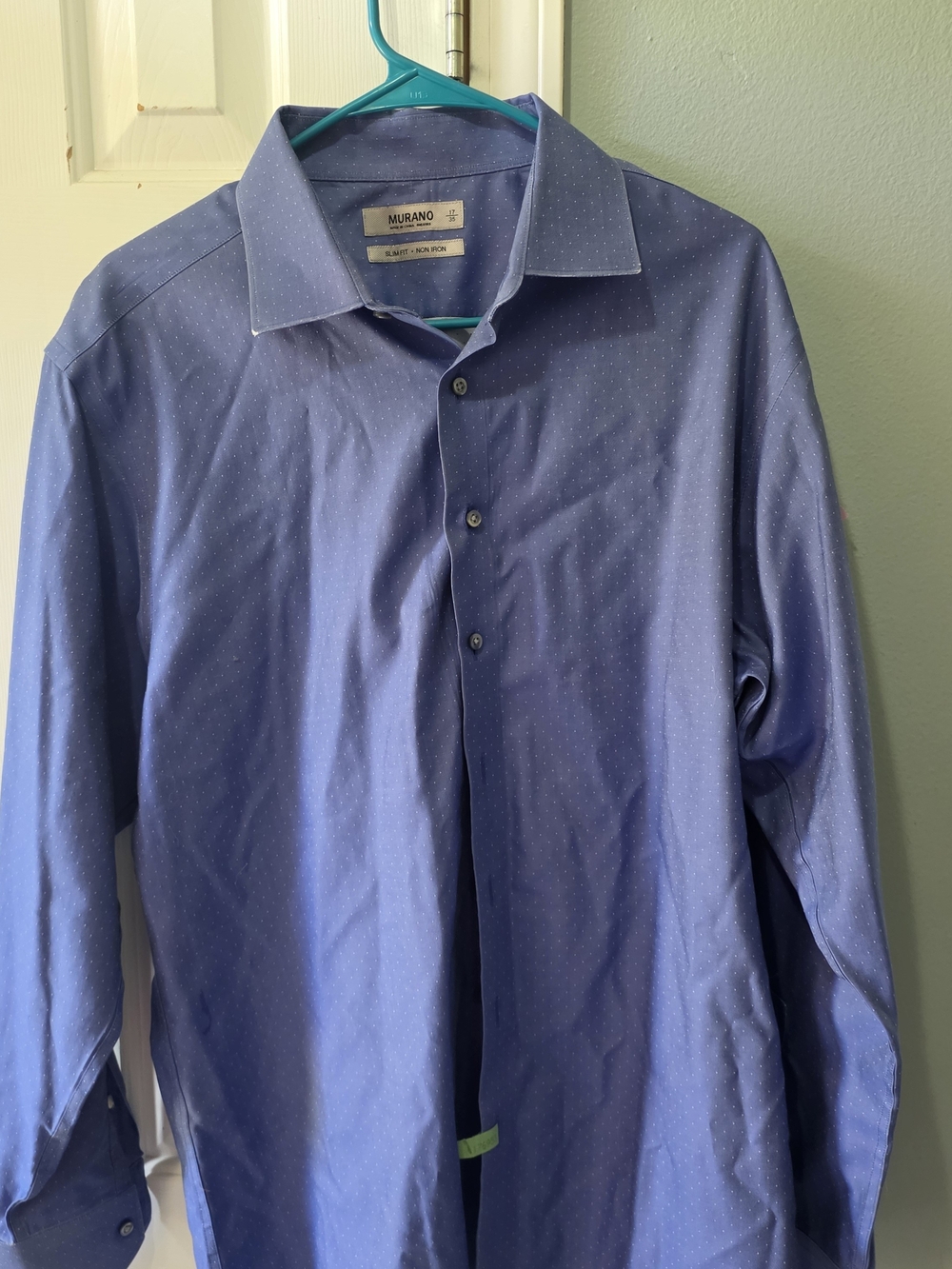 Murano Men's Blue Dress Shirt